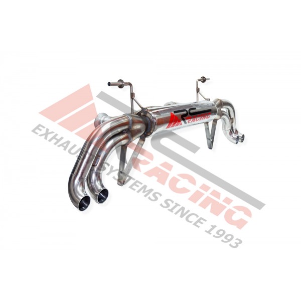 Escape trasero inoxidable grupo-n 2Ø60 por cada lado * AUDI R8 4.2i V8 07-12 414CV 