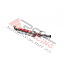 Escape trasero inoxidable grupo-N RENAULT TWINGO I 1.2i 09/98-12/99 60CV MºD7F