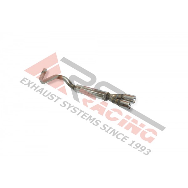 Escape trasero inoxidable grupo-n 2Ø73 SKODA FABIA 1.6 TDI 03/10-11/14 90CV MºCAYB
