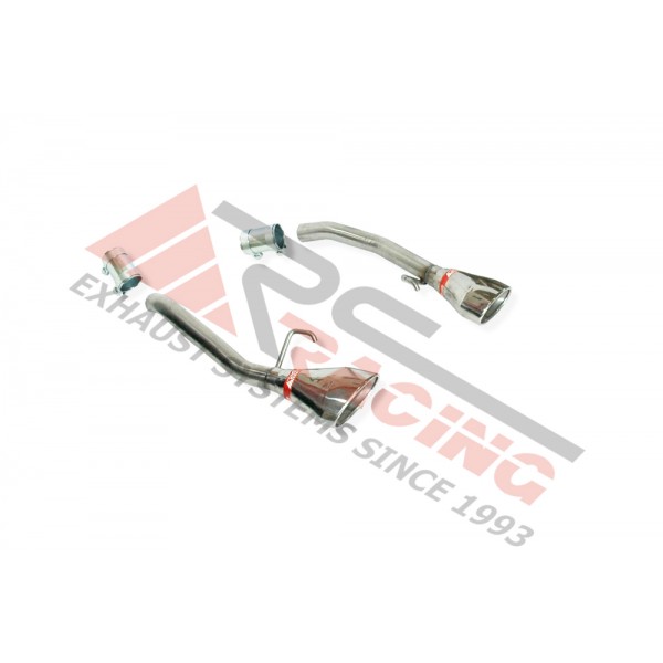 Escape trasero inoxidable grupo-a 1 oval por cada lado SEAT LEON 5F ST CUPRA BERLINA 4*4 2.0 TSI 15- 300CV 