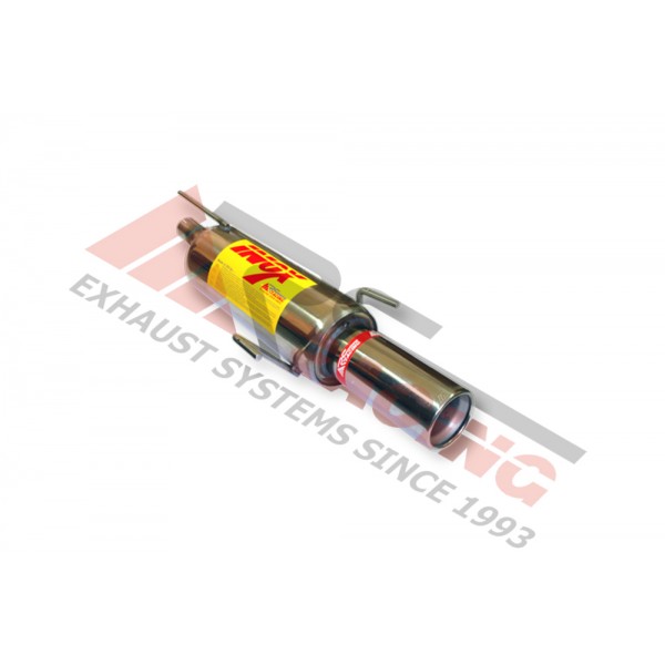 Escape Trasero Inoxidable 1Ø101 OPEL ASTRA F 2.0I 16V GSI 90-94 150CV MºC2.0XE
