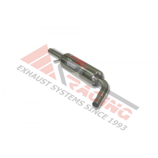 Tramo intermedio inoxidable con silenciador AUDI A3 S3 1.8 TURBO 4*4 99-02 210CV MºAPY