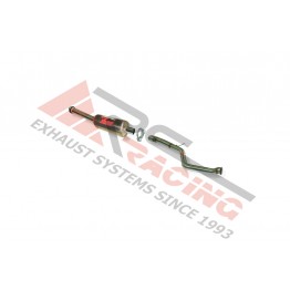 Tramo intermedio inoxidable con silenciador PEUGEOT 206 1.6I 8V 99- 90CV MºTU5JP