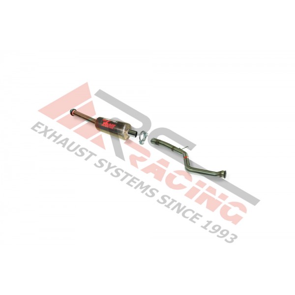 Tramo intermedio inoxidable con silenciador segundo tramo PEUGEOT 206 1.6I 16V 2000- 110CV MºNFU
