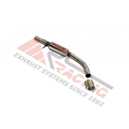 Tramo intermedio inoxidable con silenciador AUDI A3 1.8i TURBO 12/96-06/03 150CV MºARZ