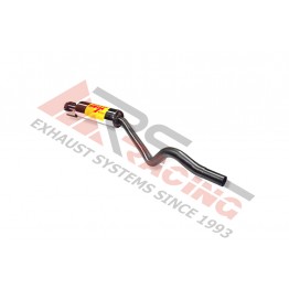 Tramo intermedio inoxidable con silenciador OPEL ASTRA F 1.6I 8V 92-96 100CV 