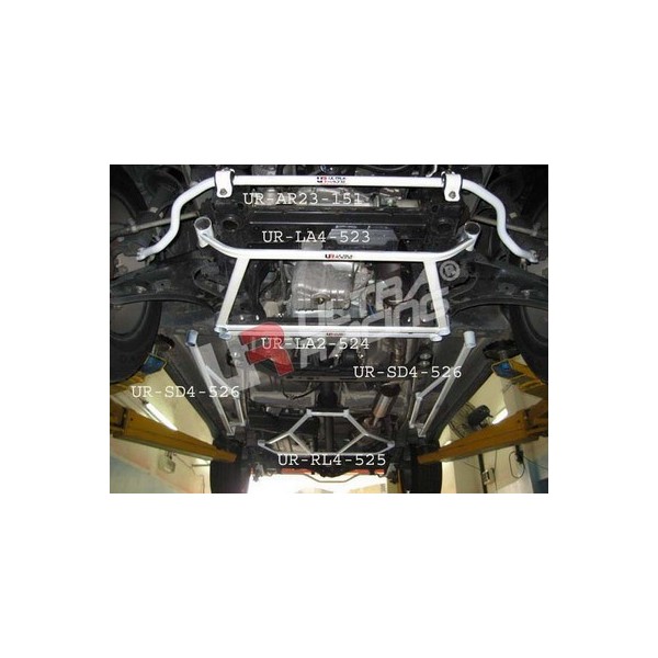 Toyota Corolla AE80 Carb. UltraRacing 4-Point Front H-Brace