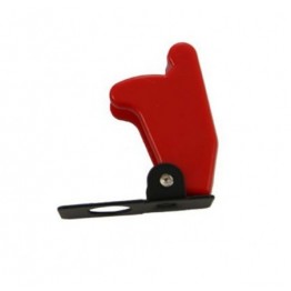 TAPA PROTECTOR DE INTERRUPTOR TIPO AVIADOR ROJA
