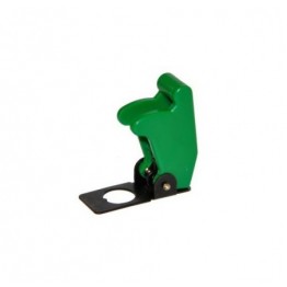 TAPA PROTECTOR DE INTERRUPTOR TIPO AVIADOR VERDE