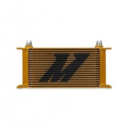 Universal 19 Row Oil Cooler, Gold