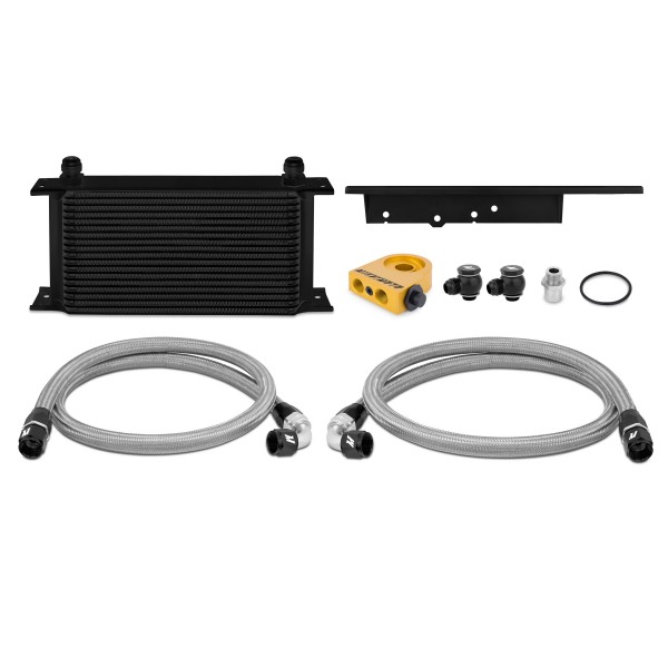 2003-2009 Nissan 350Z / 2003-2007 Infiniti G35 Coupe Thermostatic Oil Cooler Kit, Black