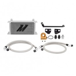 Ford Mustang EcoBoost Thermostatic Oil Cooler Kit, 2015+ Silver