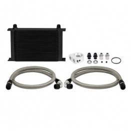 Universal Oil Cooler Kit, Black, 25 Row