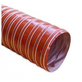 Heat Resistant Silicone Ducting, 3" x 12'