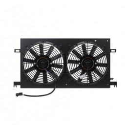Subaru BRZ / Scion FR-S / Toyota GT86 Plug-N-Play Black Aluminum Fan Shroud Kit, 2013+ PRE-SALE