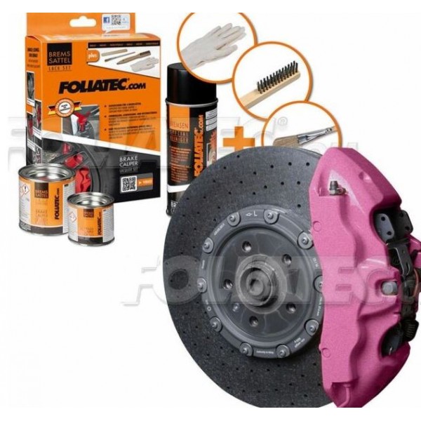 KIT PINTURA PINZAS FOLIATEC CANDY ROSA METALICO