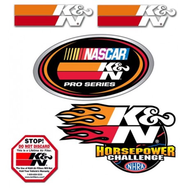 DECAL/STICKER PACK K&N