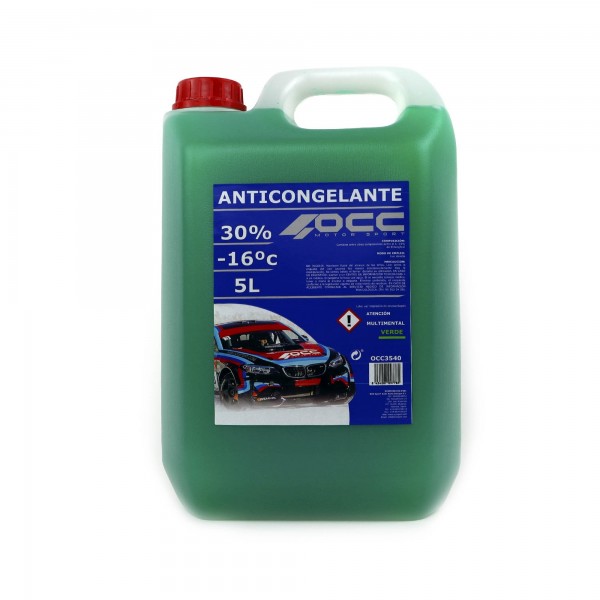 ANTICONGELANTE 5L 30% VERDE