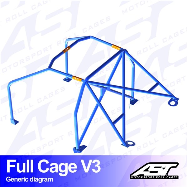 ALFA ROMEO 147 (Tipo 937) 3-doors Hatchback FULL CAGE V3