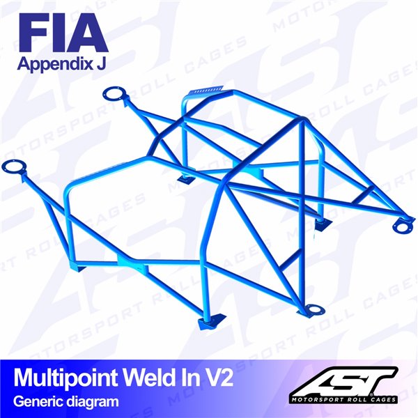 AUDI 100/200 (C3 Typ44 ) 4-doors Sedan Quattro MULTIPOINT WELD IN V2