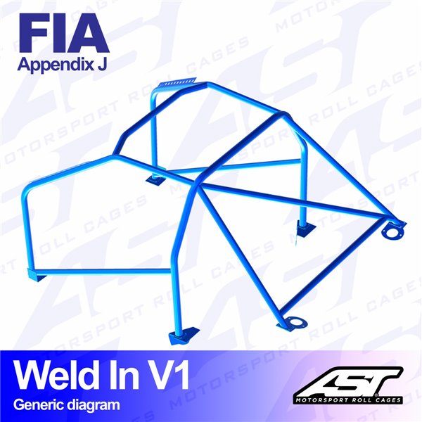 AUDI A4 / S4 (B5) 4-doors Sedan Quattro WELD IN V1