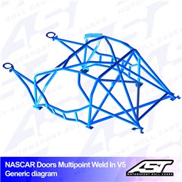 BMW (E30) 3-Series 2-doors Coupe AWD MULTIPOINT WELD IN V5 NASCAR-door