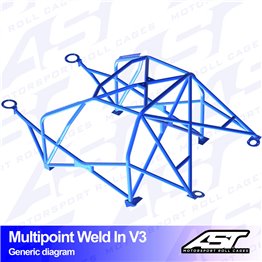 BMW (E36) 3-Series 5-doors Touring RWD MULTIPOINT WELD IN V3