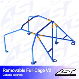 BMW (E36) 3-Series 2-doors Coupe RWD REMOVABLE FULL CAGE V2