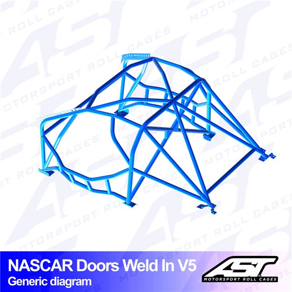 BMW (E36) 3-Series 4-doors Sedan RWD WELD IN V5 NASCAR-door