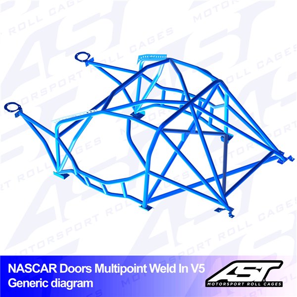 BMW (E36) 3-Series 4-doors Sedan RWD MULTIPOINT WELD IN V5 NASCAR-door