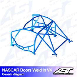BMW (E92) 3-Series 2-doors Coupe RWD WELD IN V4 NASCAR-door