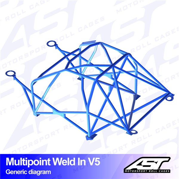 NISSAN Silvia (PS13) 2-doors Coupe MULTIPOINT WELD IN V5