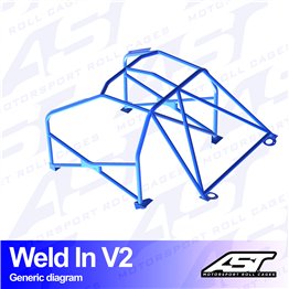 NISSAN Silvia (S13) 3-doors Hatchback WELD IN V2