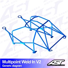 NISSAN Silvia (S13) 3-doors Hatchback MULTIPOINT WELD IN V2