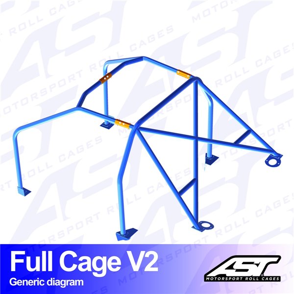 OPEL Calibra 3-doors Coupe FWD FULL CAGE V2