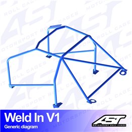 PEUGEOT 206 (Phase 1/2) 3-doors Hatchback WELD IN V1
