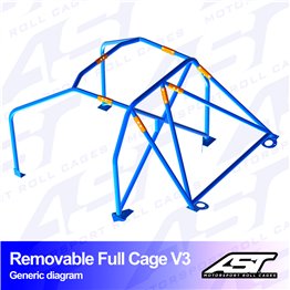 SUBARU BRZ (ZC6) 2-doors Coupe REMOVABLE FULL CAGE V3
