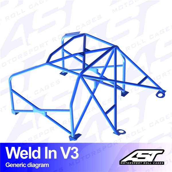 VW Polo (6R) 3-doors Hatchback WELD IN V3