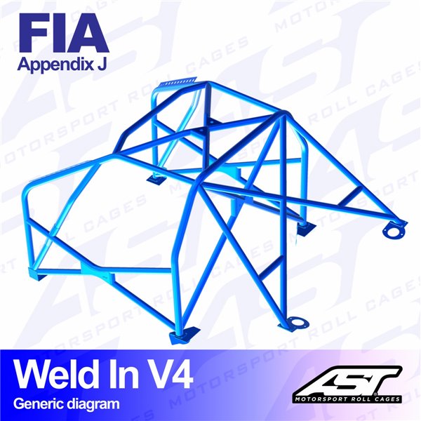 VW Polo (6R) 3-doors Hatchback WELD IN V4