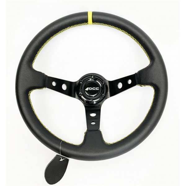 VOLANTE CUERO NEGRO