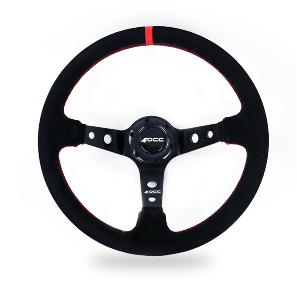 VOLANTE ANTE NEGRO/ROJO