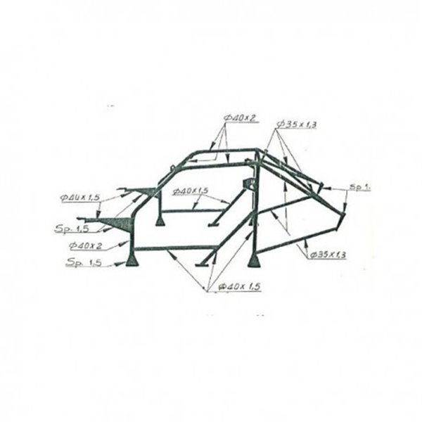 ARCO LANCIA DELTA 1ST SERIES   HF-4WD-INT. 16V 1979-1984