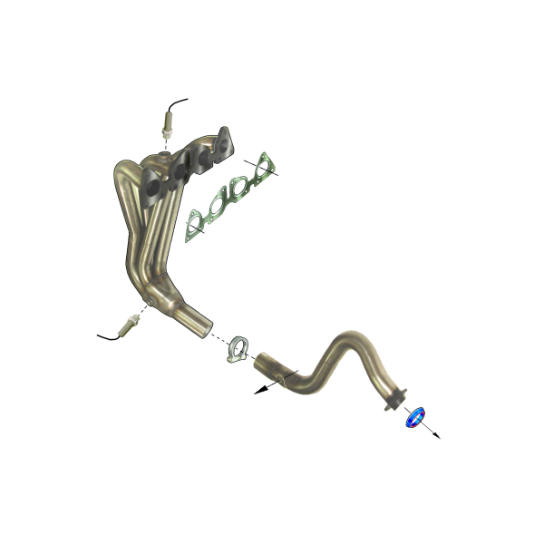 Colector de escape  inoxidable  CITROËN XSARA 1.6i 16V 2001- CITROËN XSARA 1.6i 16V 2001-  