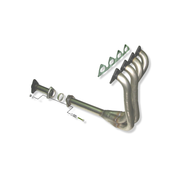 Colector de escape  inoxidable  HONDA CIVIC CRX 16V 89- HONDA CIVIC CRX 16V 89- 115CV MºD16Z5