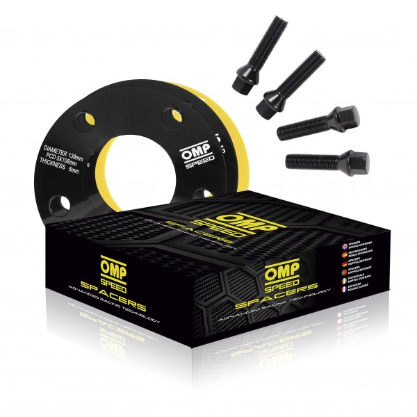 OMP 20MM 5X112 57.1 M14X1.5 CONIC+14X1.5 BALL