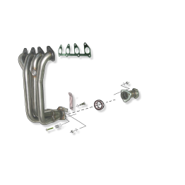 Colector de escape  inoxidable  OPEL ASTRA F 1.4I 8V 07/91-96 OPEL ASTRA F 1.4I 8V 07/91-96 60CV MºC1.4NZ
