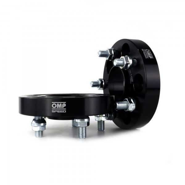  PCD 5X108/5X108 BUJE 63,3 ANCHO 25MM M12X1.5 COLOR NEGRO DOBLE FIJACION