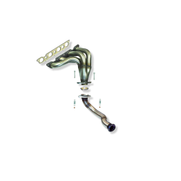 Colector de escape  inoxidable  RENAULT CLIO 1.8I 16V 91-92 RENAULT CLIO 1.8I 16V 91-92  