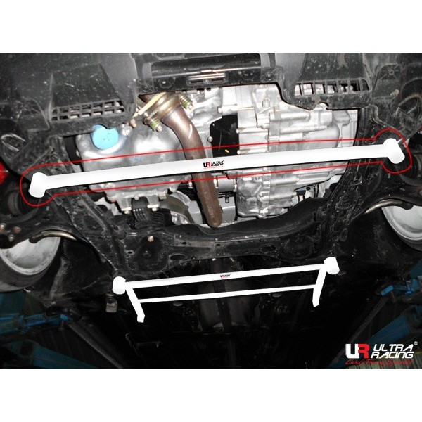 VW Golf 7 2.0TDI UltraRacing 4-Point Mid Lower Brace 2687