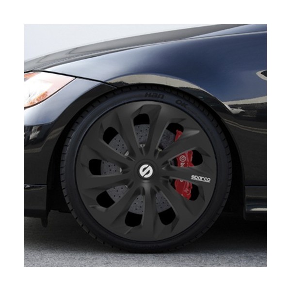TAPACUBOS SICILIA NEGRO 15" SPC 4UDS CS5
